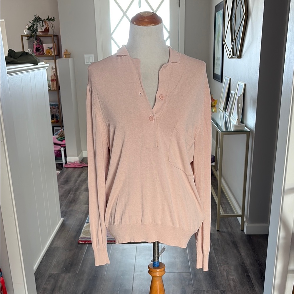 Equipment Femme Pink Women's Lightweight Sweater/Shirt